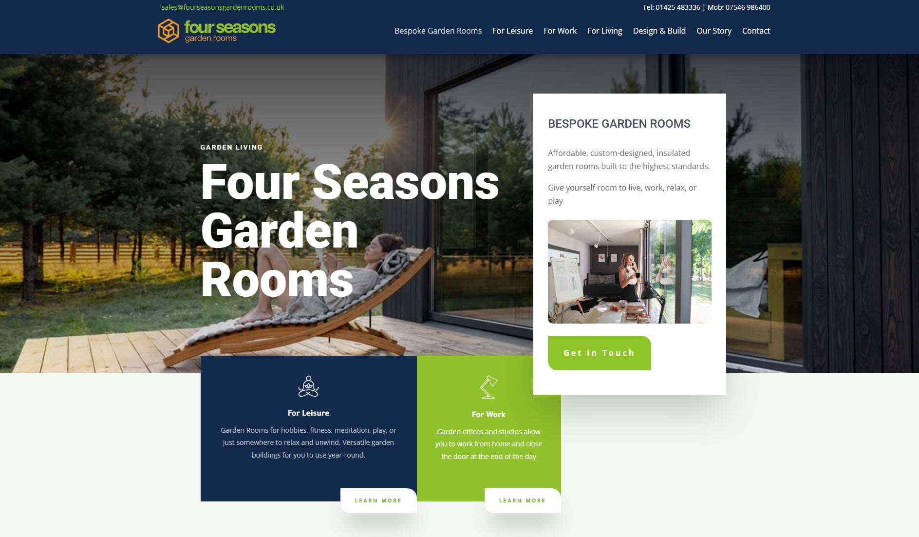 New Website: Four Seasons Garden Rooms